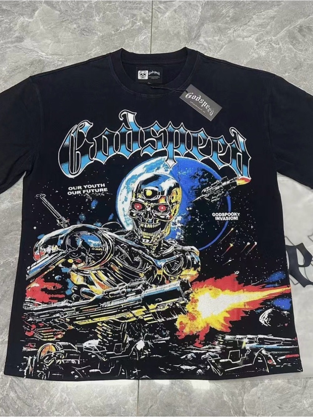 Godspeed Skeleton Space Warrior